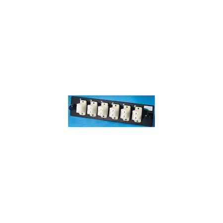 Ortronics 6 PORT PANEL LC DUPLEX, USE WITH FC SERIES ENCLOSURE, MM METAL SLEEVE OFP-LCD12MB